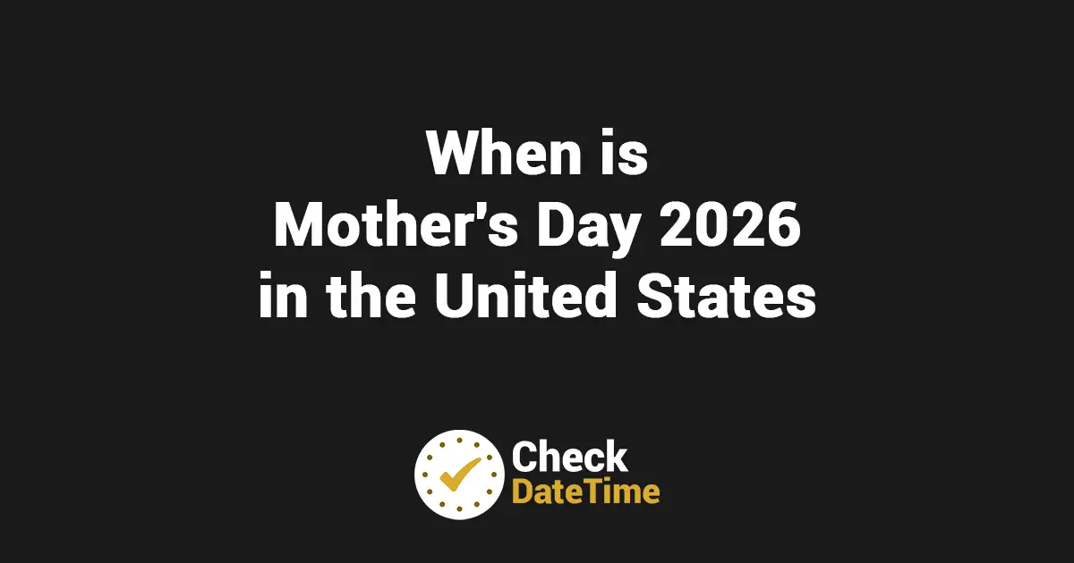 Mother's Day 2026: May 10th Date & Essential Planning Guide